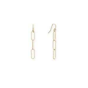 💫 14/20 Gold Filled Paperclip French Wire Earrings
